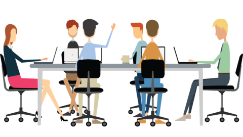 clipart of a meeting