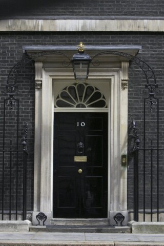 photo of 10 Downing Street front door